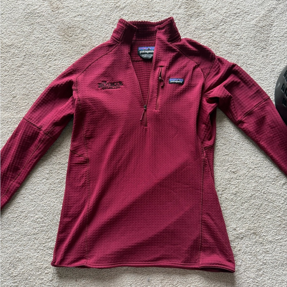 Patagonia Maroon Half-Zip Jacket